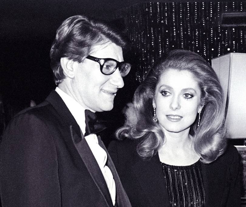 Catherine Deneuve with YSL